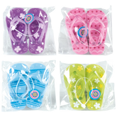 Radiergummi-Set „Flip-Flop“ 3D | sortiert, 2 Stück